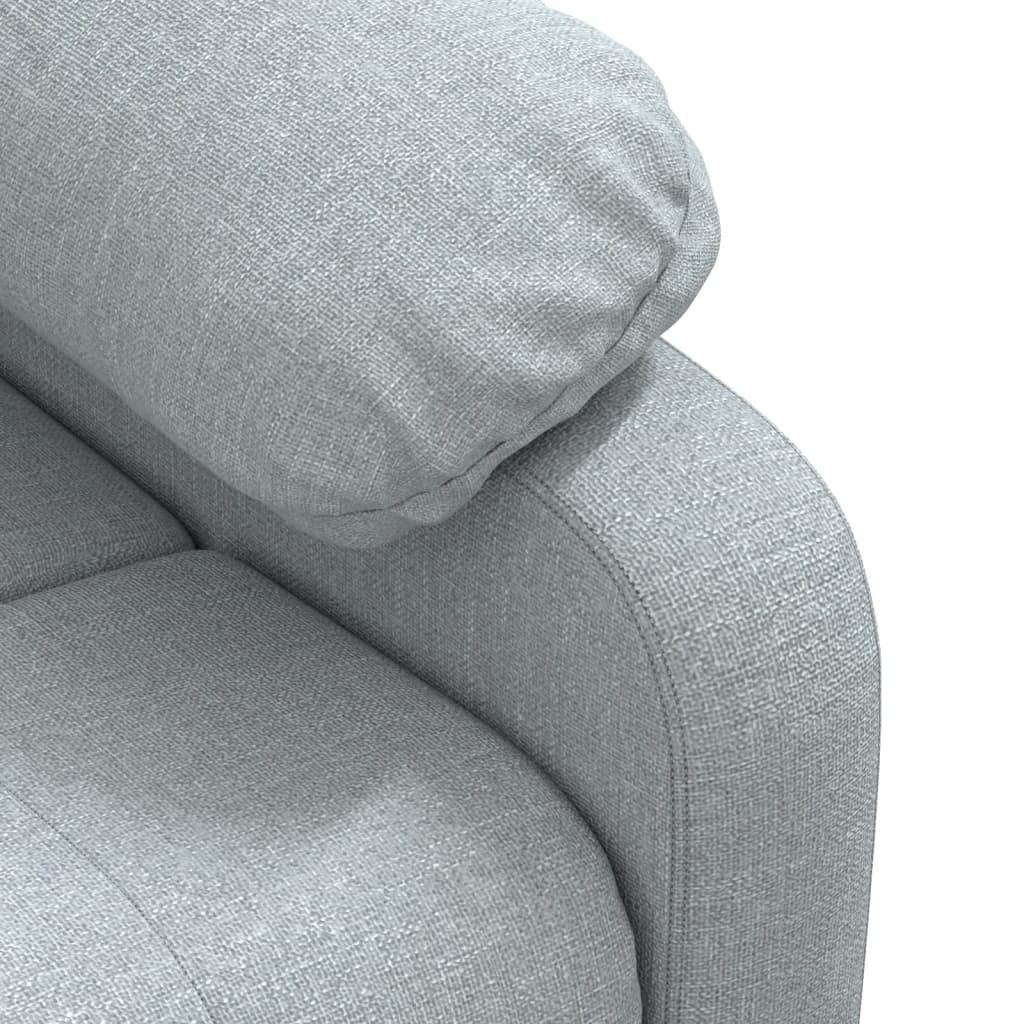 Fauteuil de massage Gris clair Tissu - XIOS