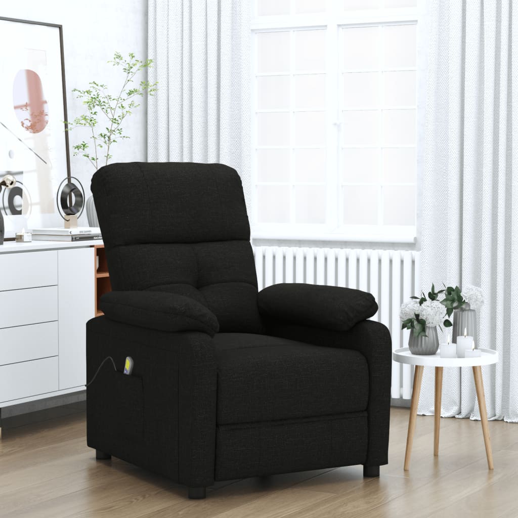 Fauteuil de massage Noir Tissu - XIOS