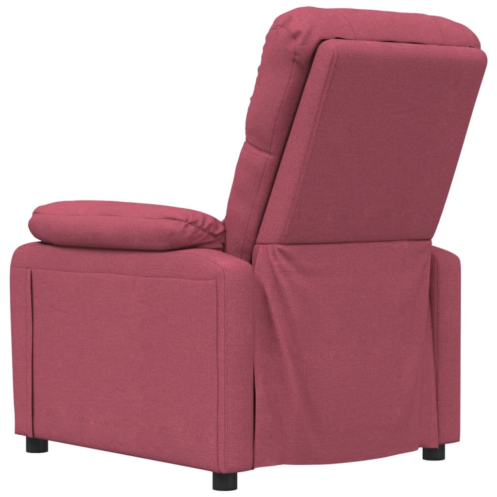 Fauteuil de massage Rouge bordeaux Tissu - XIOS