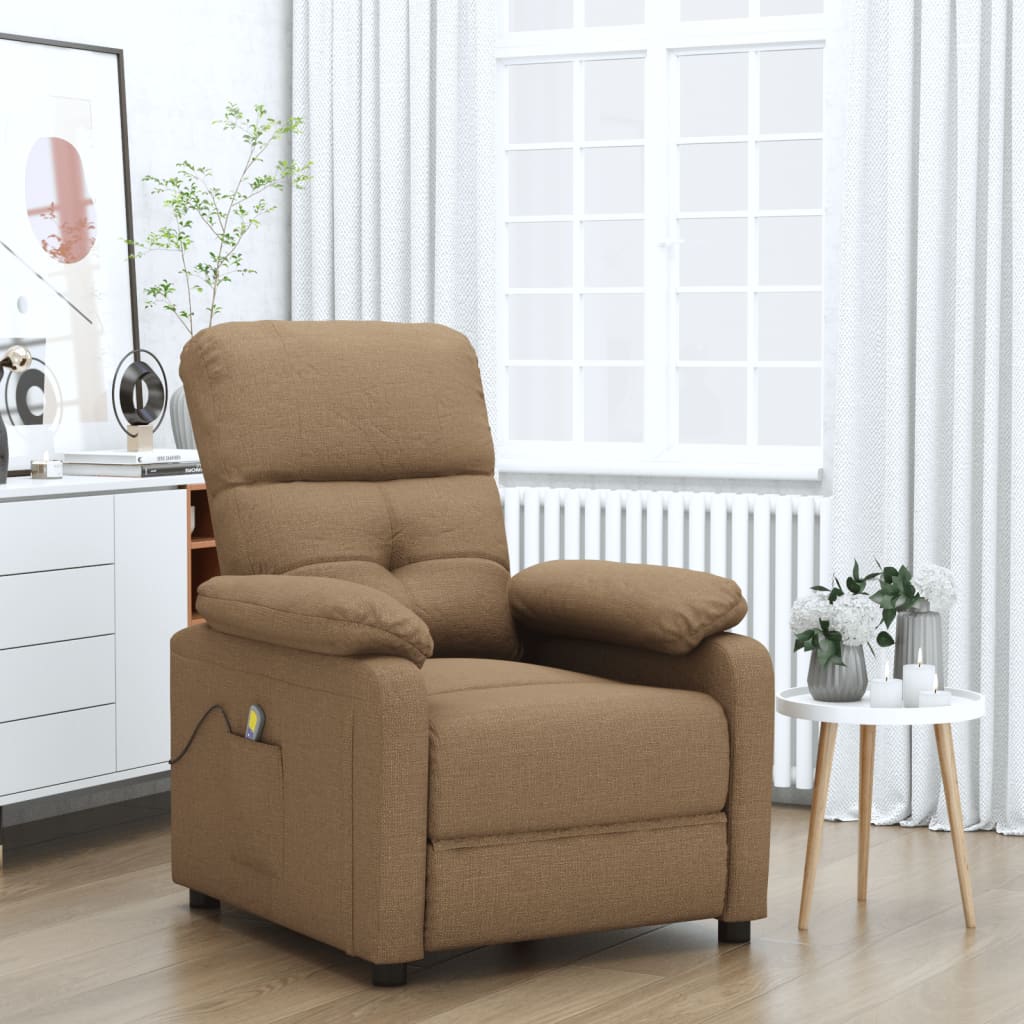 Fauteuil de massage Marron Tissu - XIOS