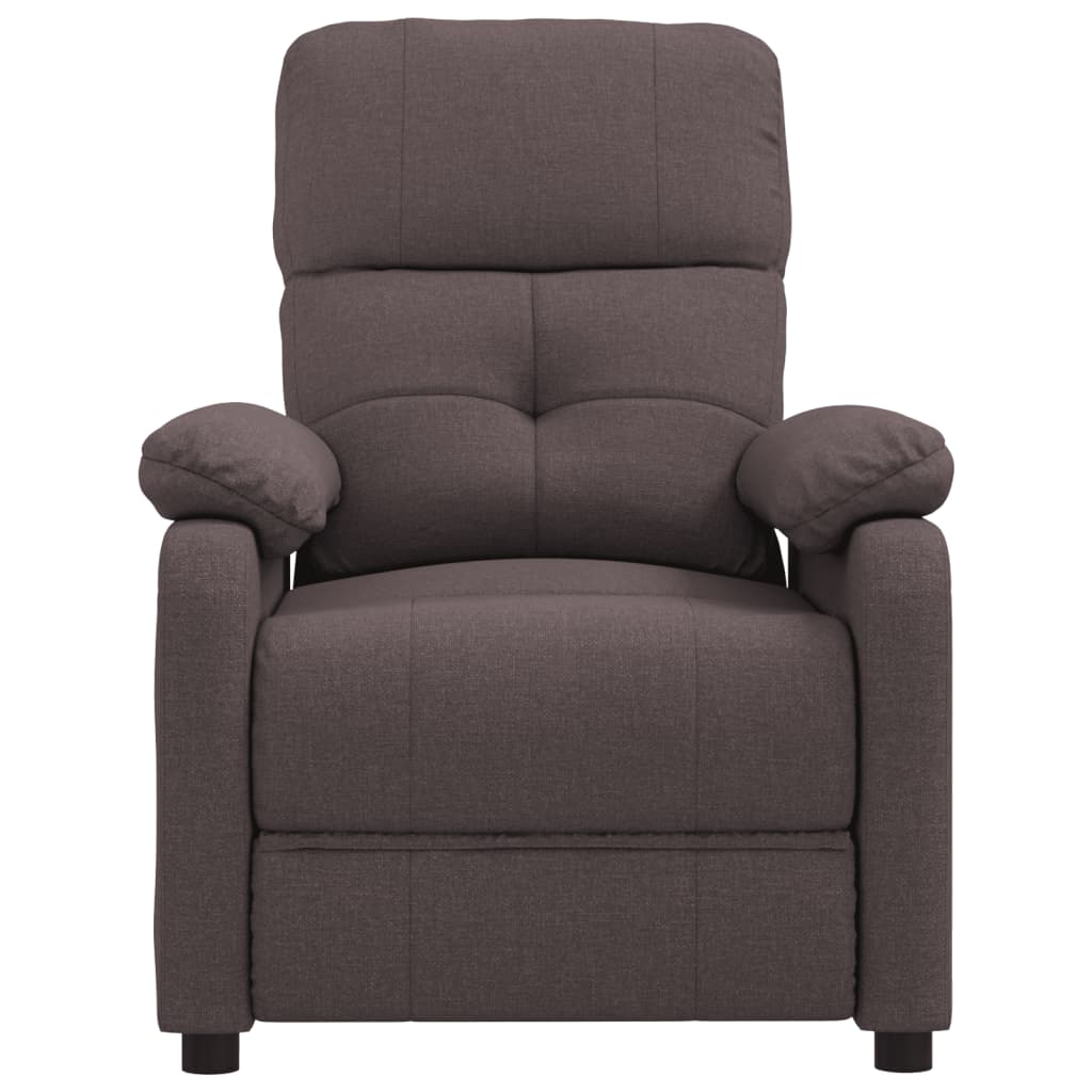 Fauteuil de massage Marron foncé Tissu - XIOS