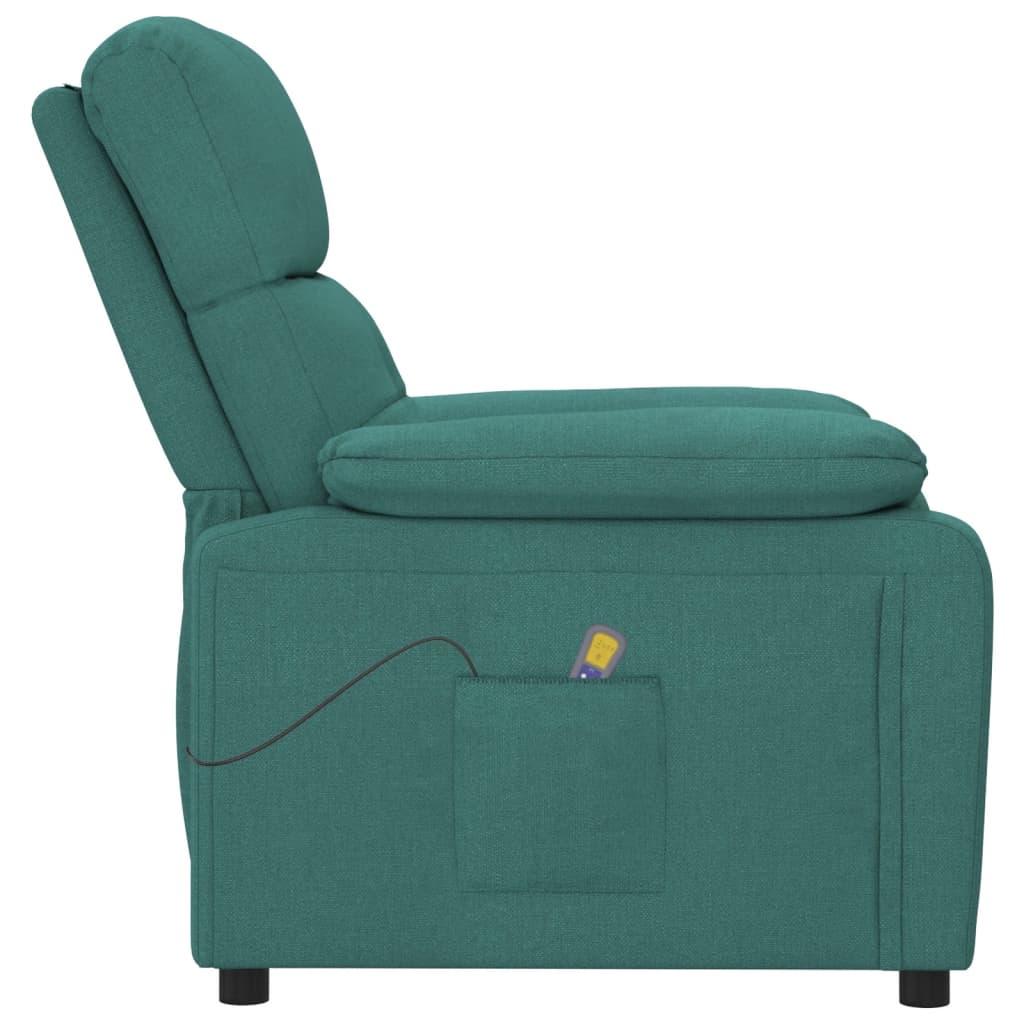 Fauteuil de massage Vert foncé Tissu - XIOS