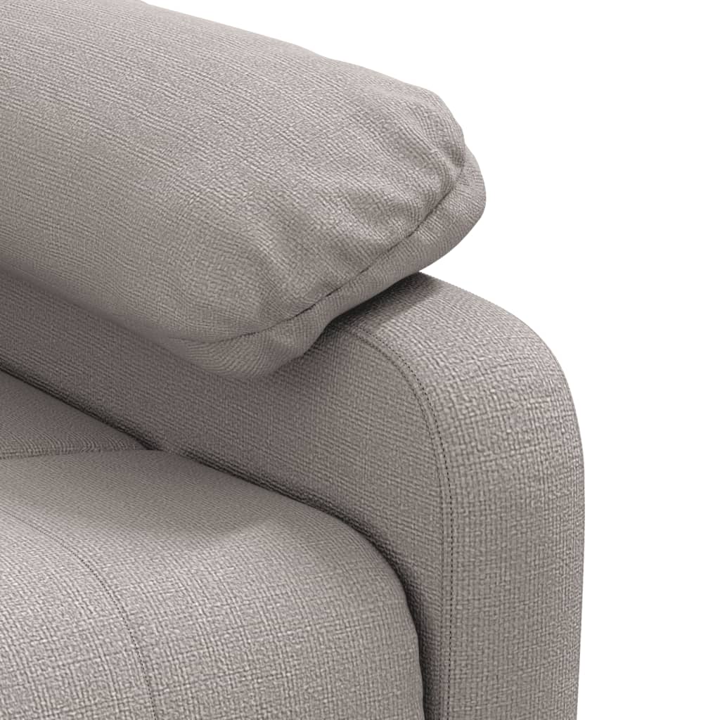 Fauteuil de massage Taupe Tissu
