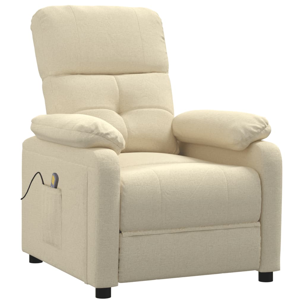 Fauteuil de massage Crème Tissu - XIOS