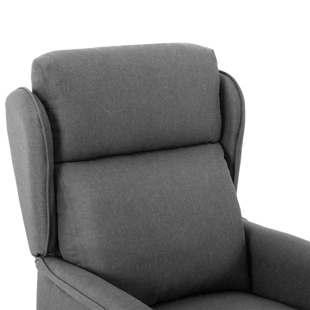 Chaise de massage Gris clair 67.5 x 93.5 x 101.5 cm tissu - XIOS
