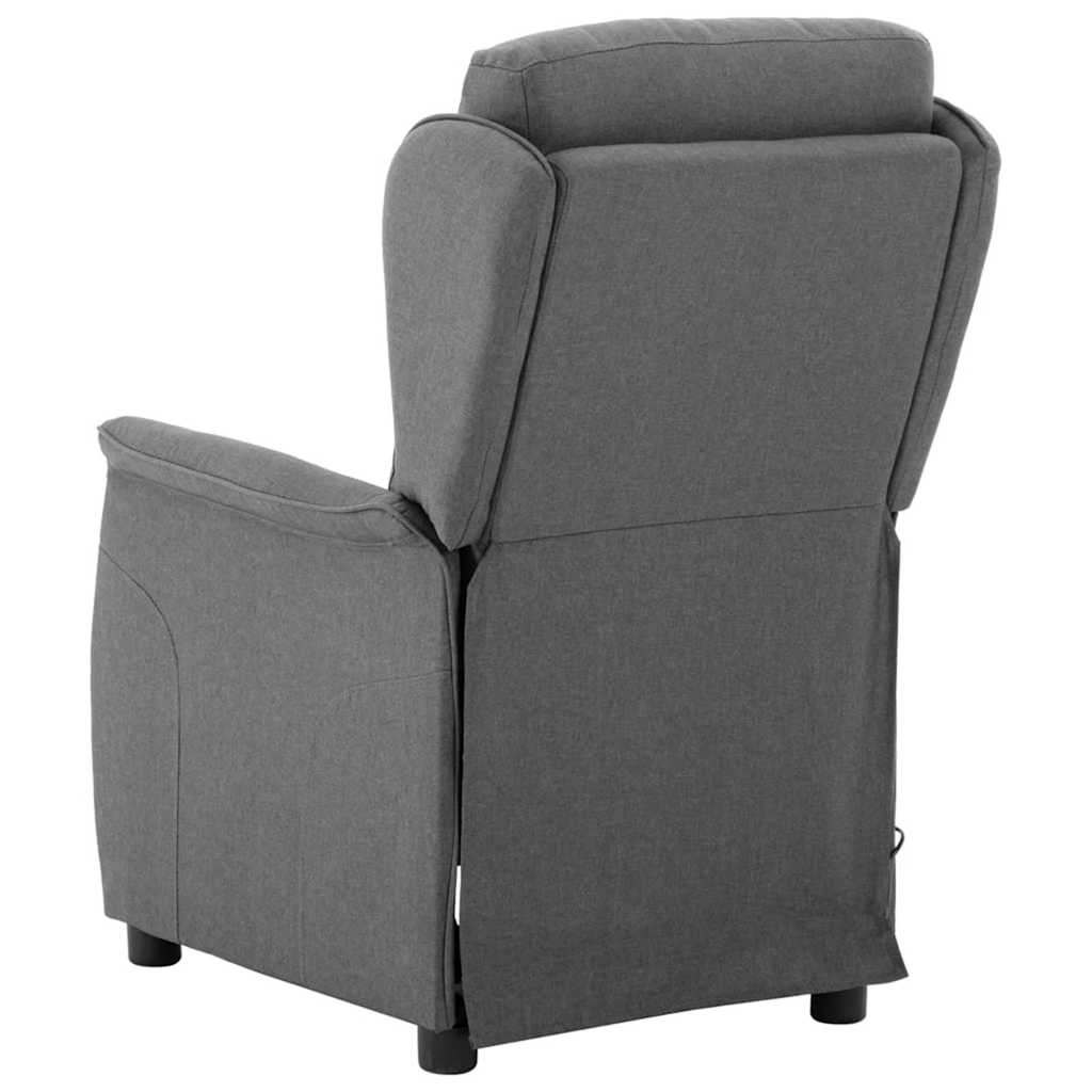 Chaise de massage Gris clair 93.5 x 67.5 x 101.5 cm tissu