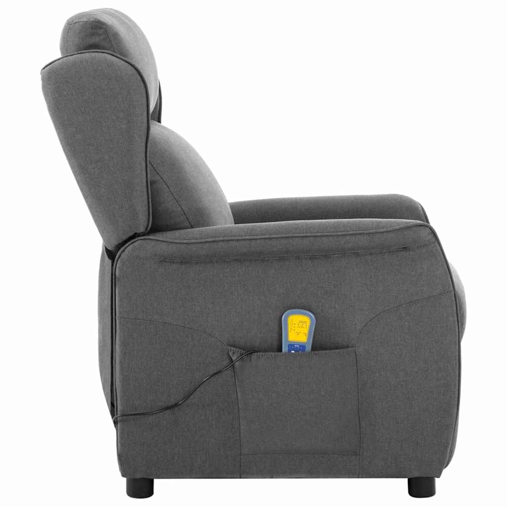 Chaise de massage Gris clair 93.5 x 67.5 x 101.5 cm tissu