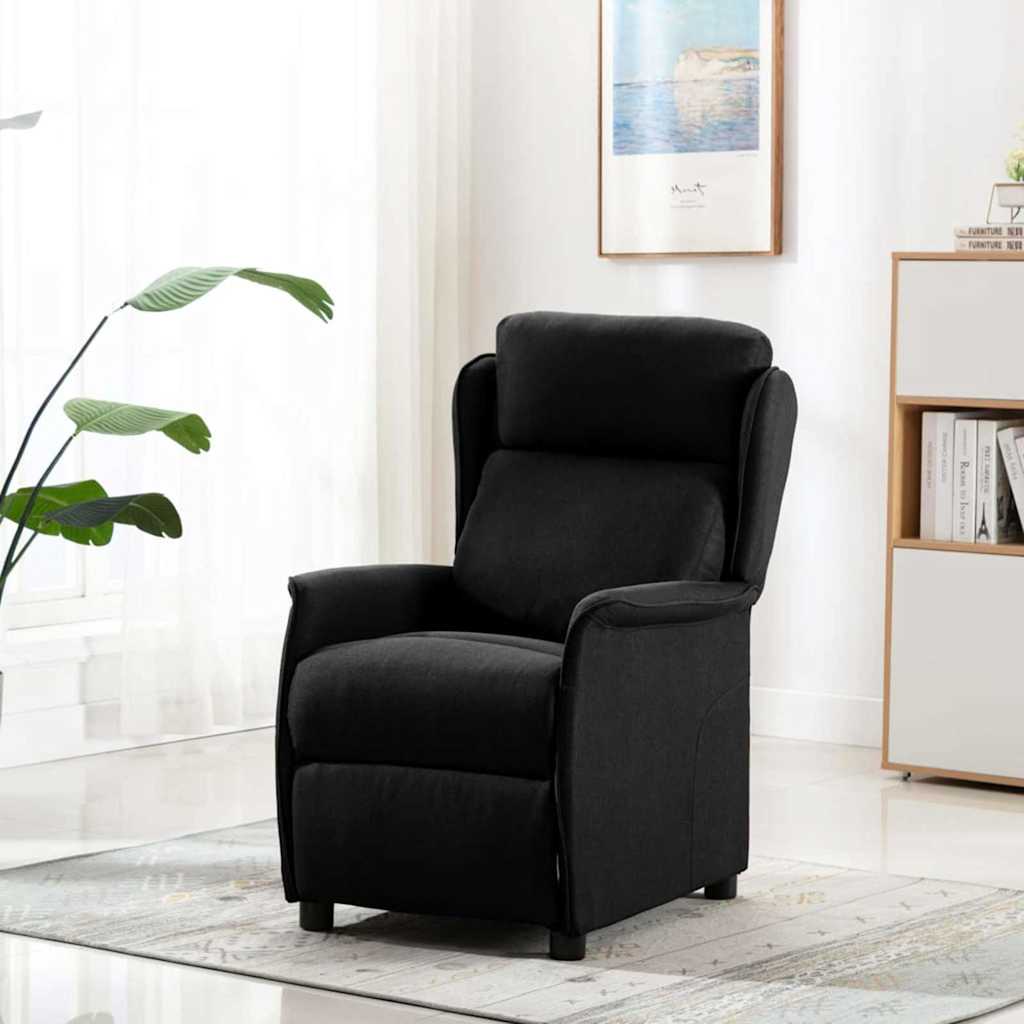 Chaise de massage Noir 93.5 x 67.5 x 101.5 cm tissu