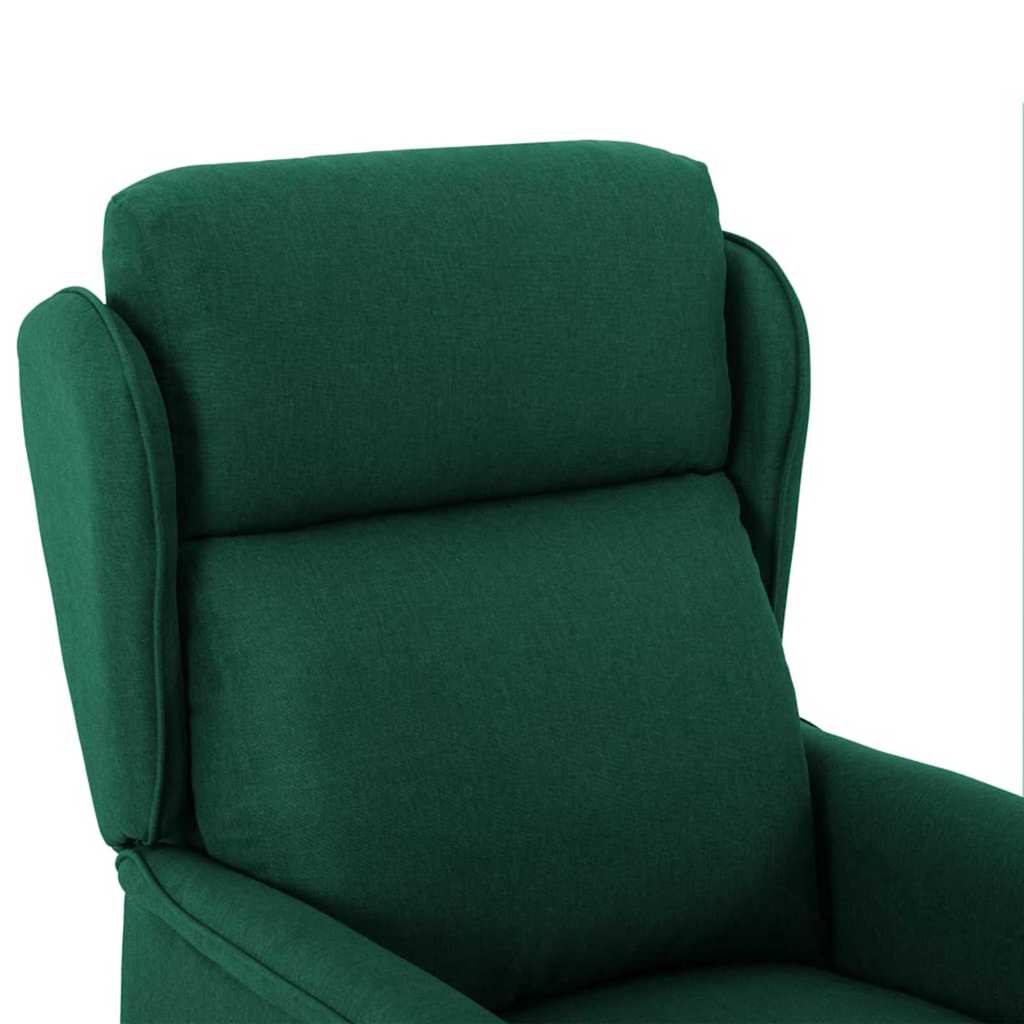 Chaise de massage Vert foncé 93.5 x 67.5 x 101.5 cm tissu