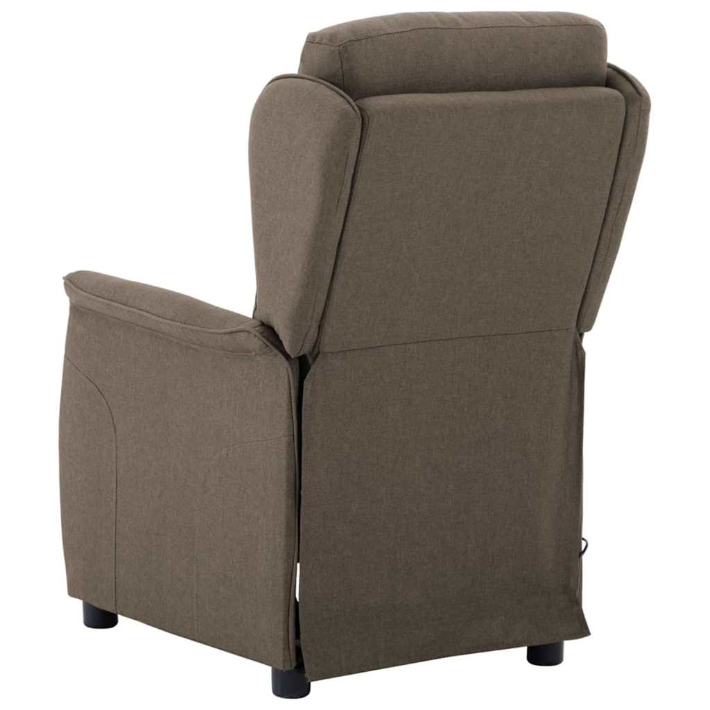 Chaise de massage Taupe 93.5 x 67.5 x 101.5 cm tissu