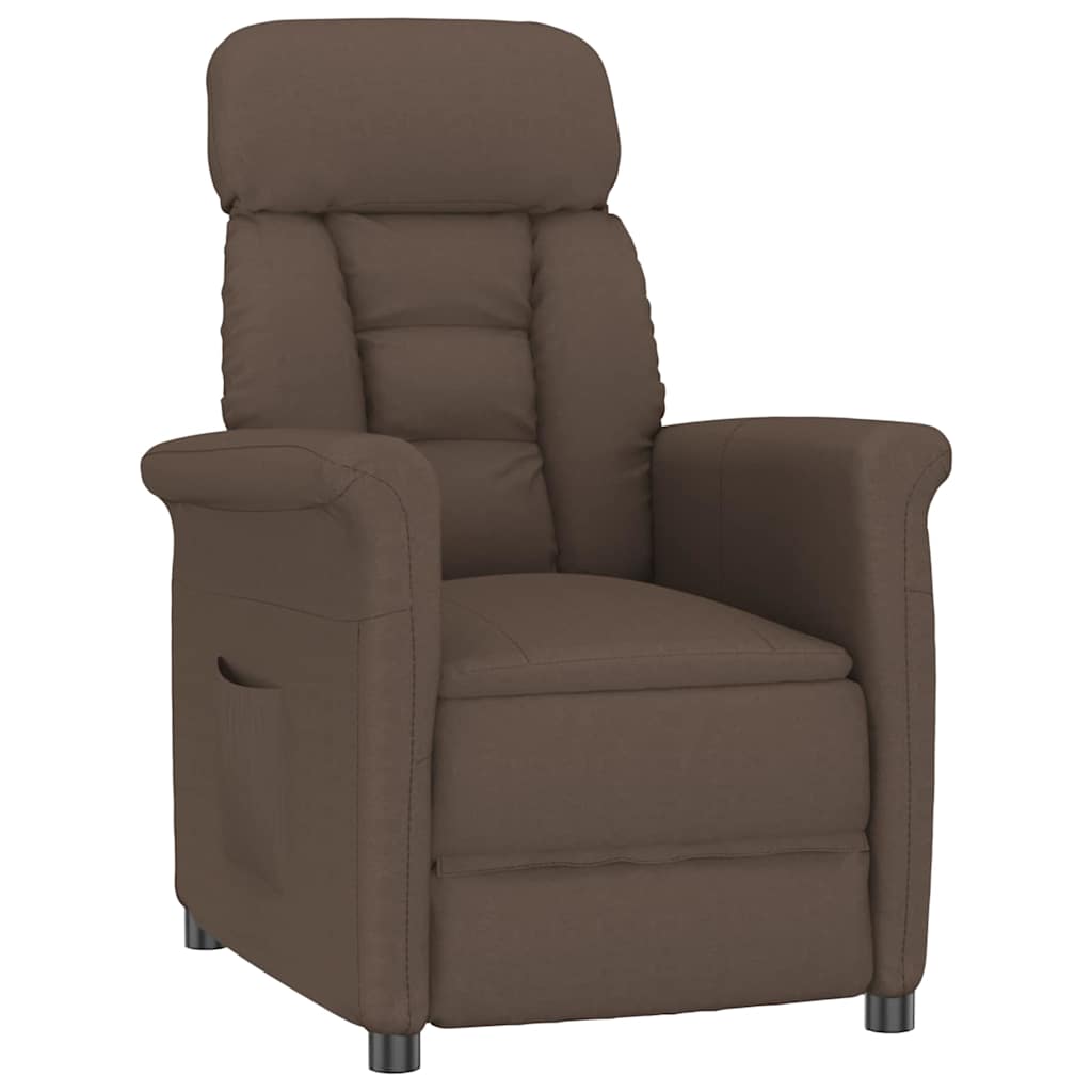 Fauteuil inclinable marron Marron foncé 70.5 x 96.5 x 95 cm - XIOS