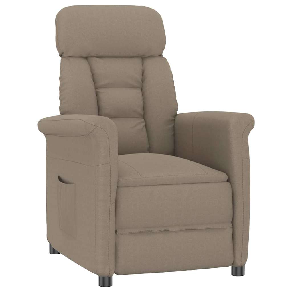 Fauteuil Relax Taupe Taupe 70.5 x 96.5 x 95 cm Polyester - XIOS