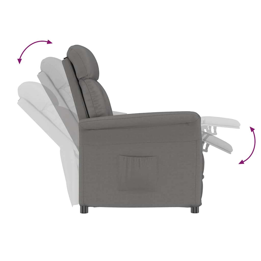 fauteuil Gris foncé Microfibre - XIOS