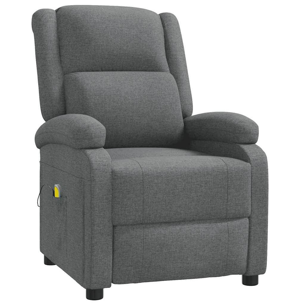 Fauteuil de massage Gris foncé Tissu - XIOS