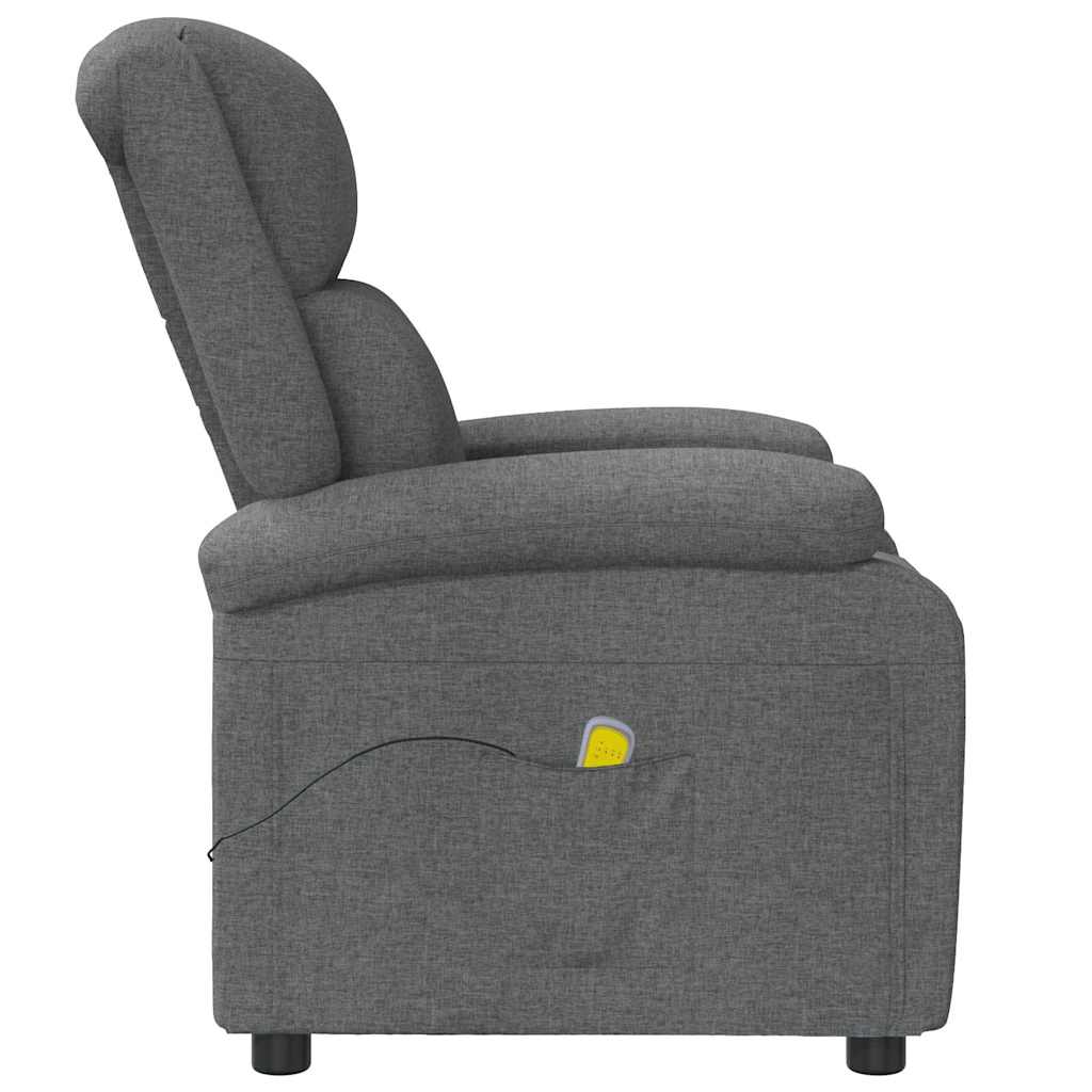 Fauteuil de massage Gris foncé Tissu - XIOS
