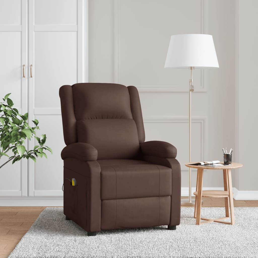 Fauteuil de massage Marron Similicuir - XIOS
