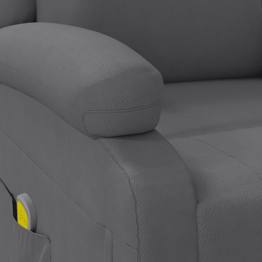 Fauteuil de massage Anthracite Similicuir - XIOS