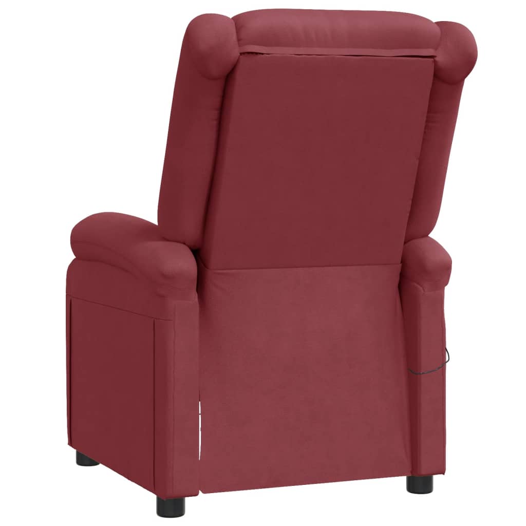 Fauteuil de massage Rouge bordeaux Similicuir - XIOS