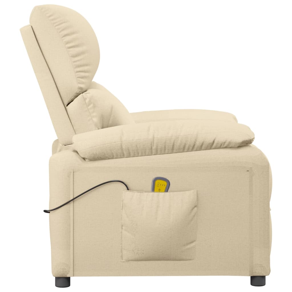 Fauteuil de massage Crème Tissu - XIOS