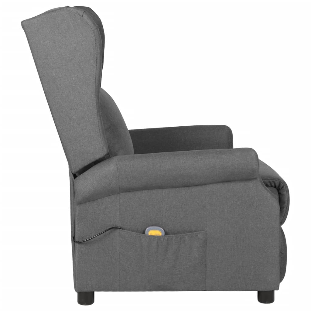 Fauteuil de massage Gris clair Tissu - XIOS