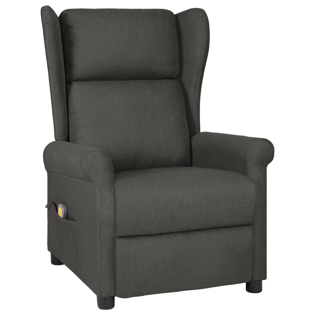 Fauteuil de massage Gris foncé Tissu - XIOS