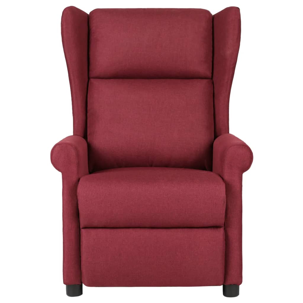 Fauteuil de massage Rouge bordeaux Tissu
