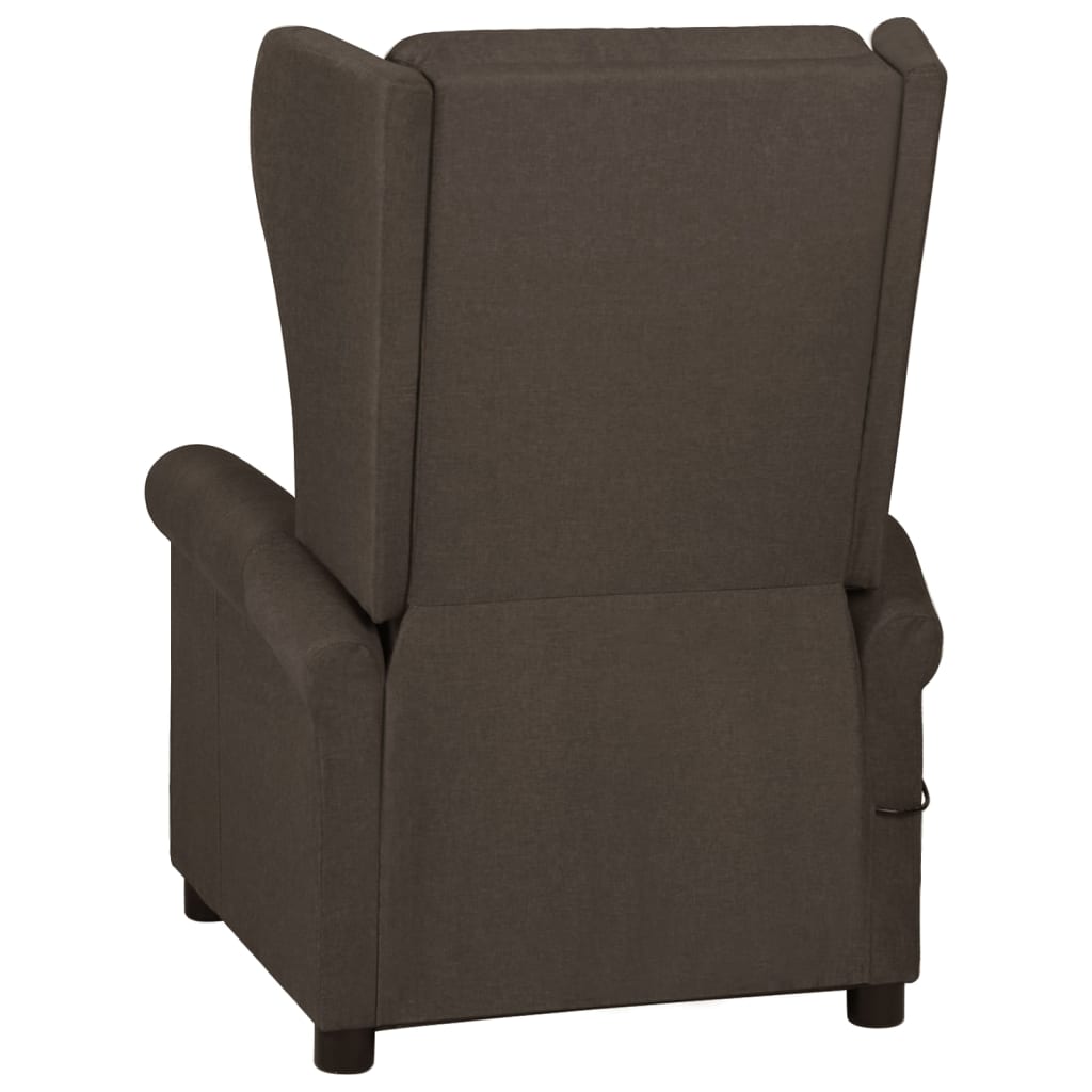 Fauteuil de massage Marron foncé Tissu - XIOS