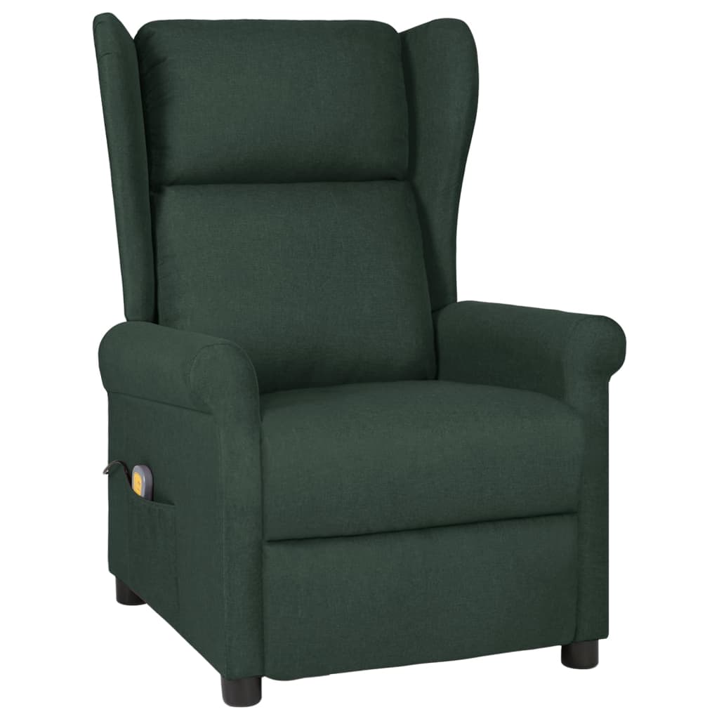Fauteuil de massage Vert foncé Tissu - XIOS