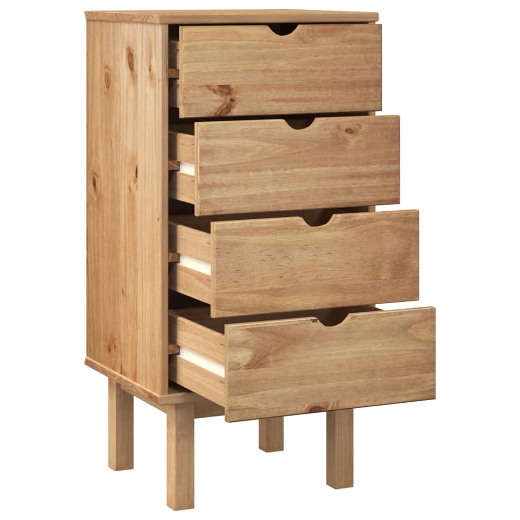 Commode OTTA 45x39x90 cm bois de pin massif - XIOS