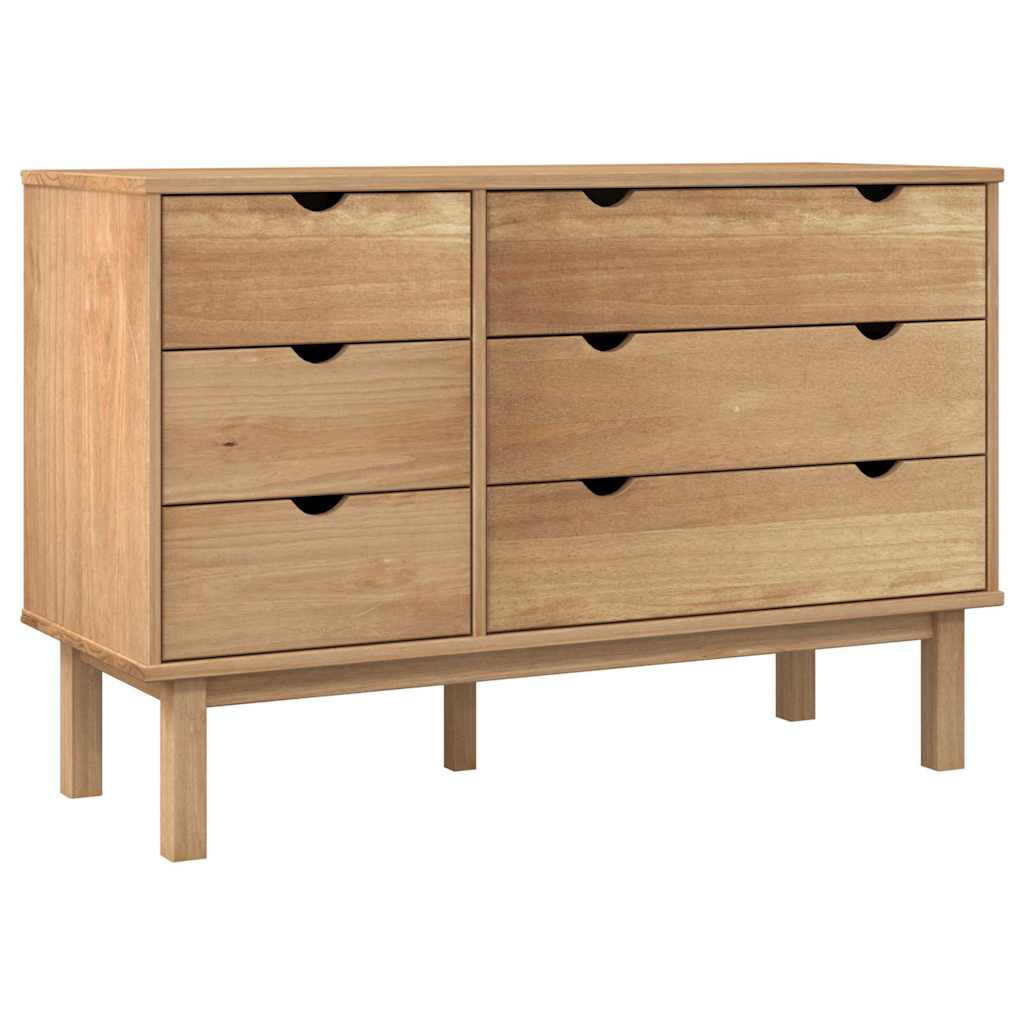 Commode OTTA 111x43x73,5 cm bois de pin massif - XIOS