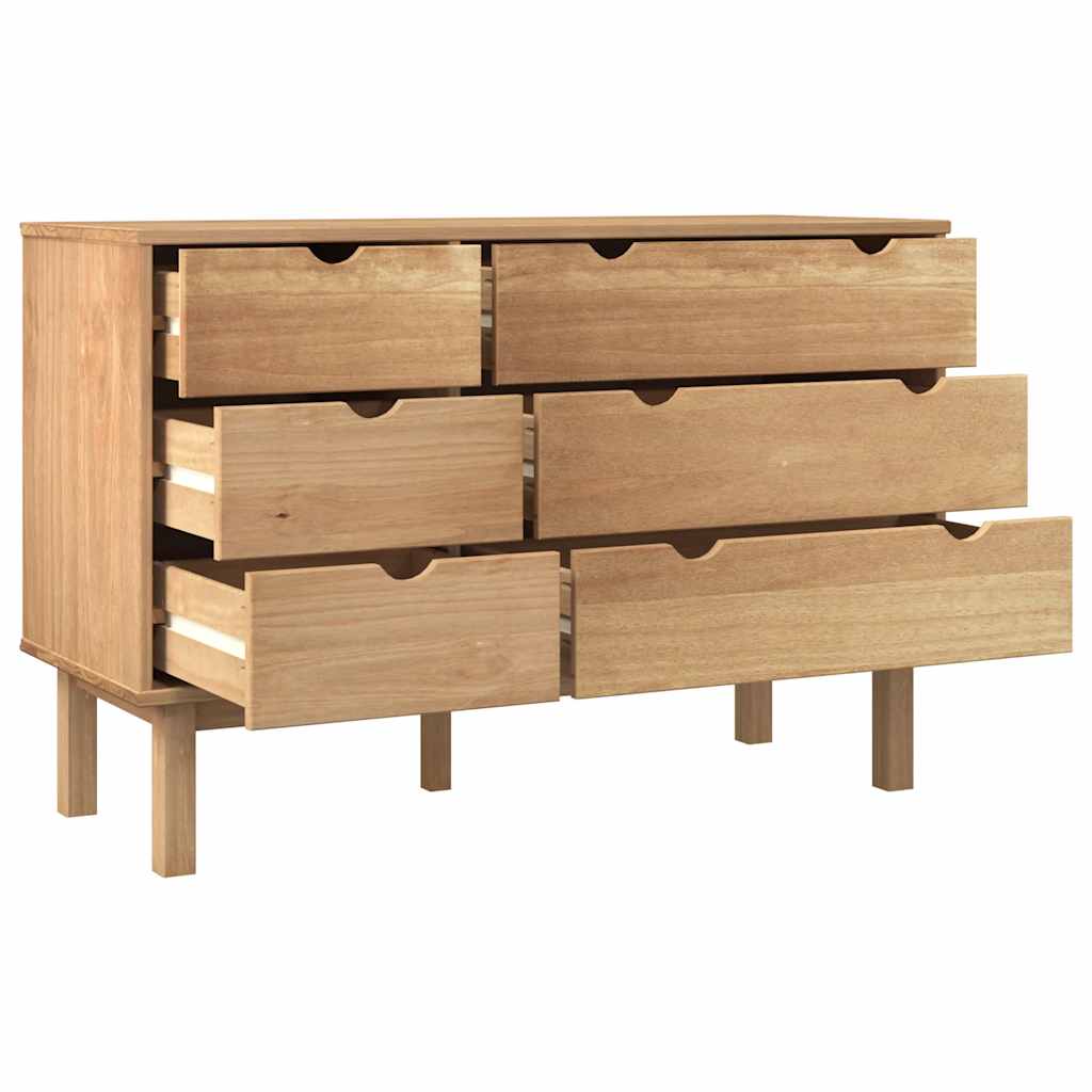 Commode OTTA 111x43x73,5 cm bois de pin massif - XIOS