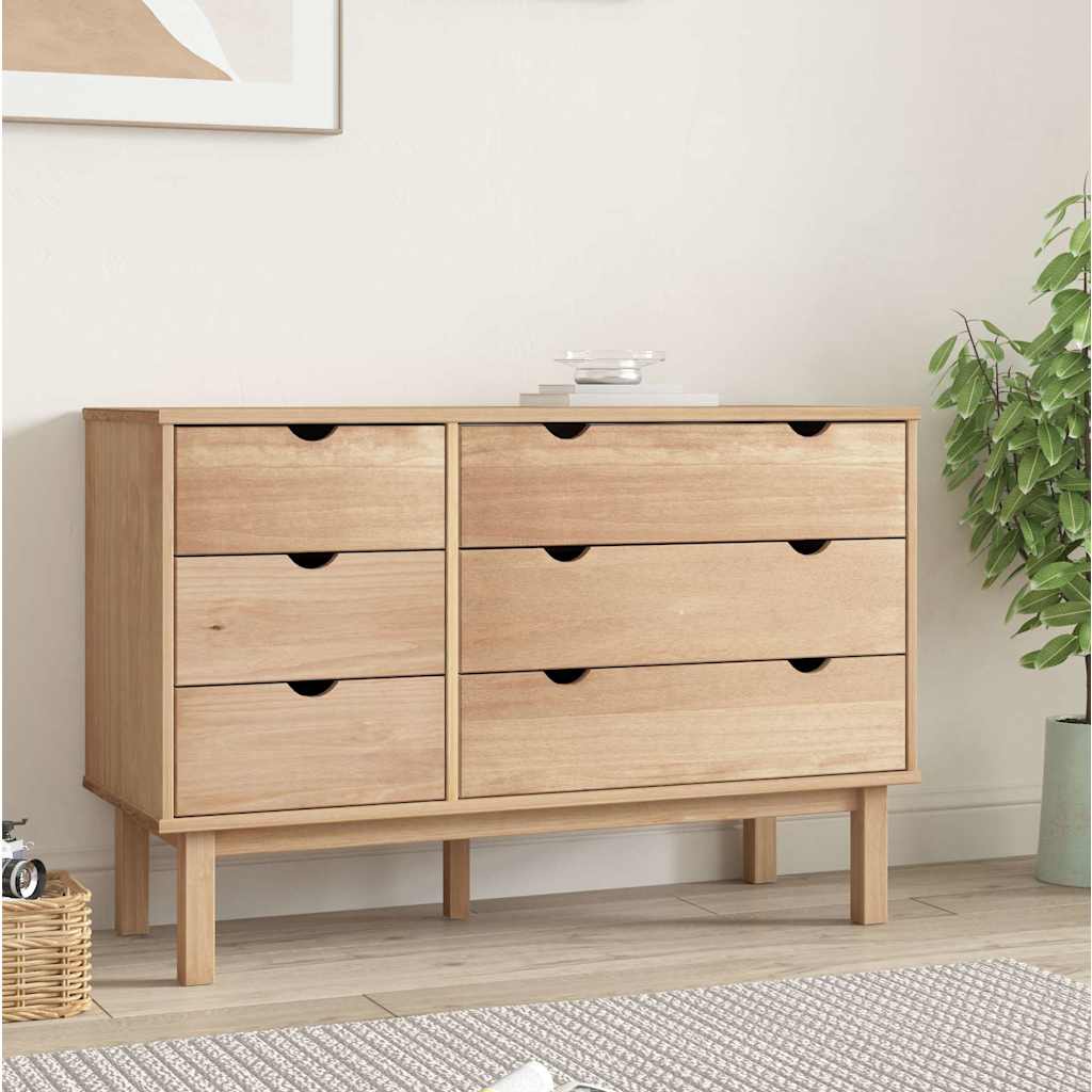 Commode OTTA 111x43x73,5 cm bois de pin massif - XIOS