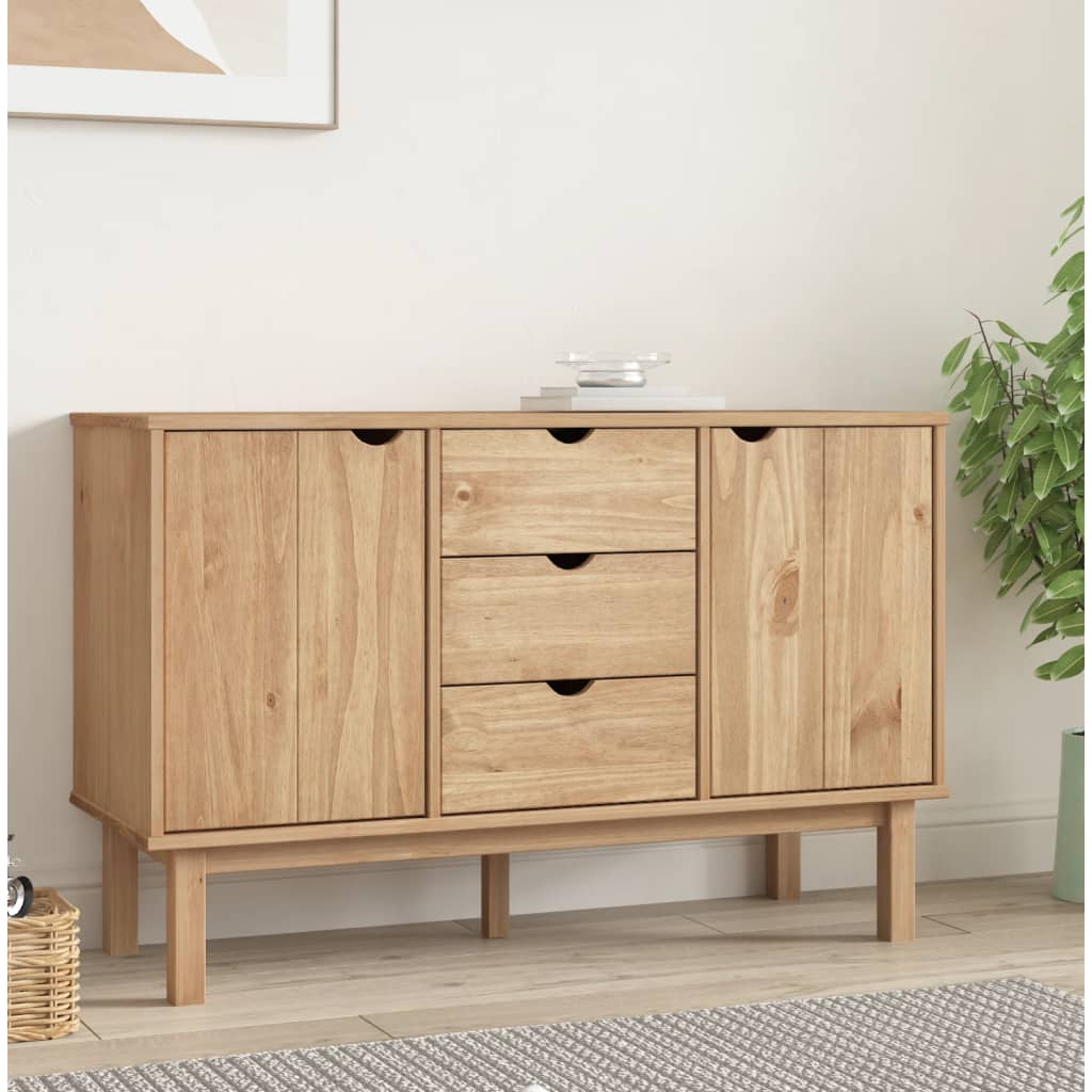 Buffet OTTA 113,5x43x73 cm Bois massif de pin - XIOS