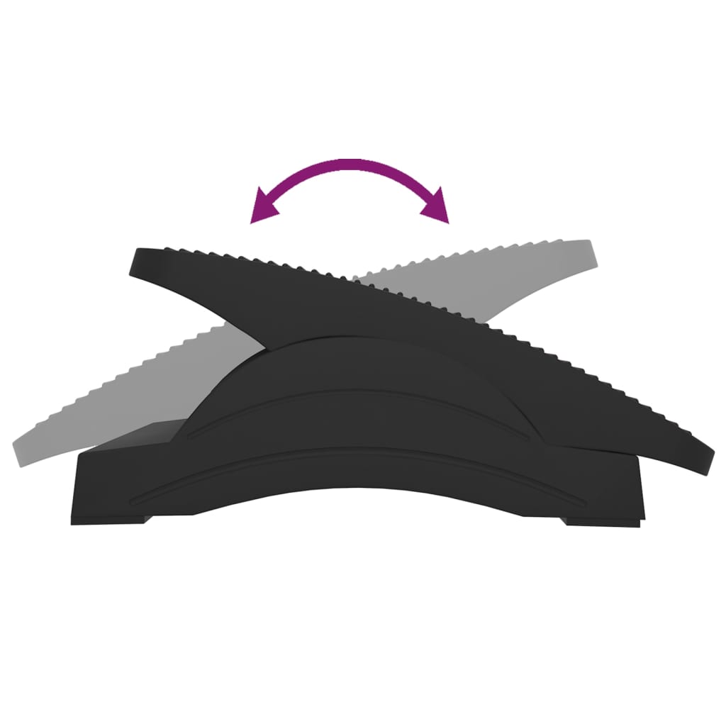 Repose-pied Noir 43,5x32,5x10,5 cm - XIOS