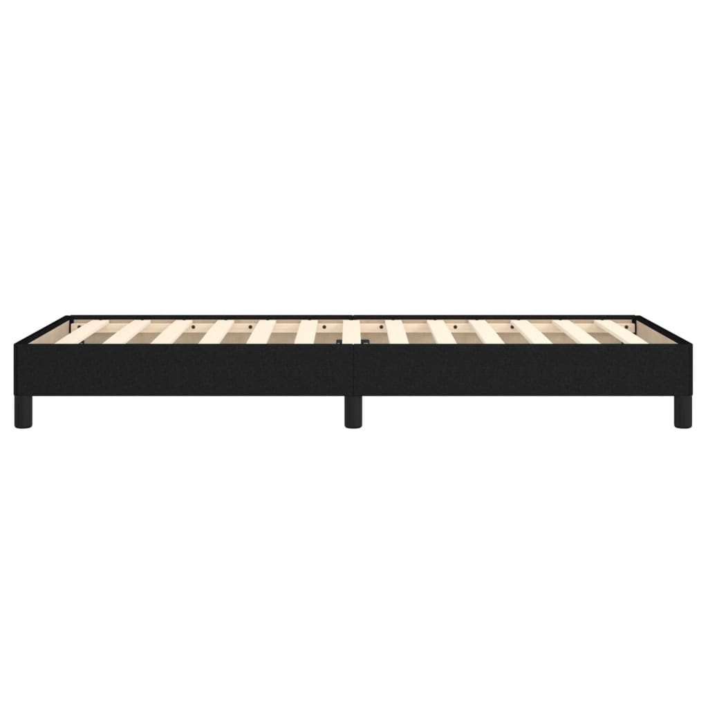 Cadre de lit sans matelas noir 90x190 cm tissu - XIOS