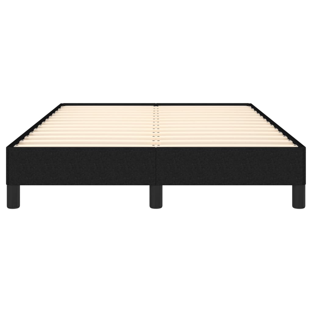 Cadre de lit sans matelas noir 120x200 cm tissu - XIOS