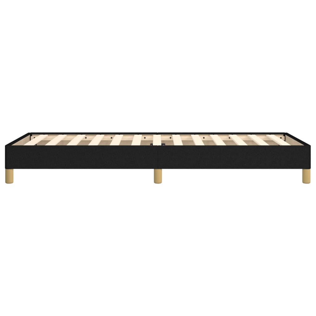 Cadre de lit sans matelas noir 90x200 cm tissu - XIOS
