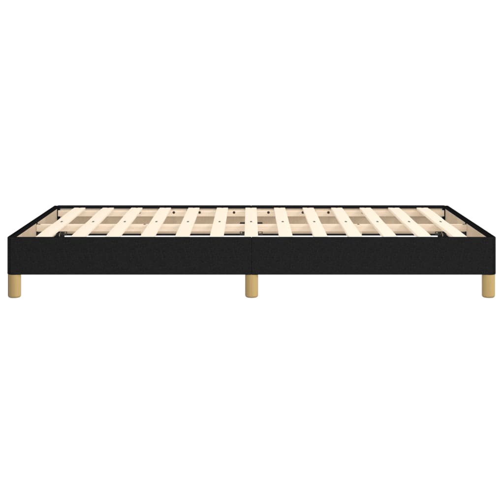 Cadre de lit sans matelas noir 120x200 cm tissu - XIOS