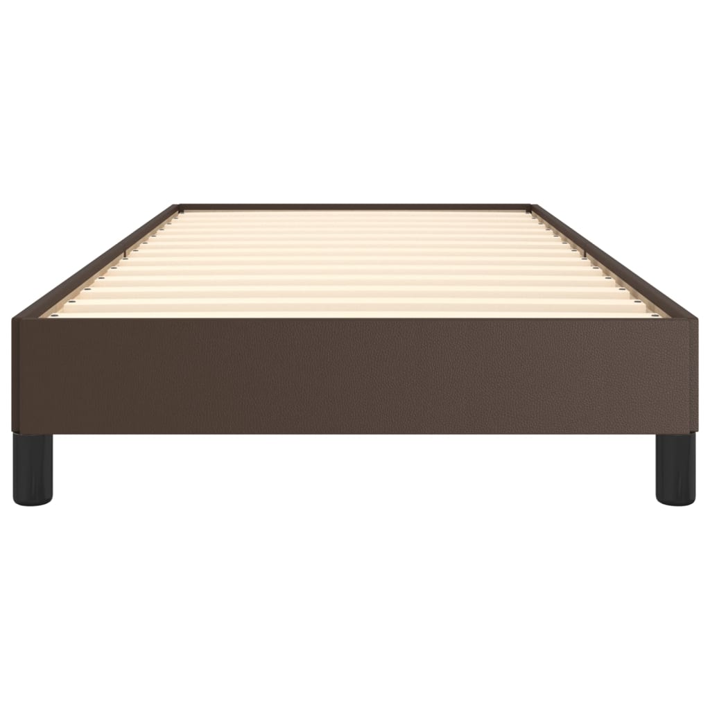 Cadre de lit sans matelas marron 80x200 cm similicuir - XIOS
