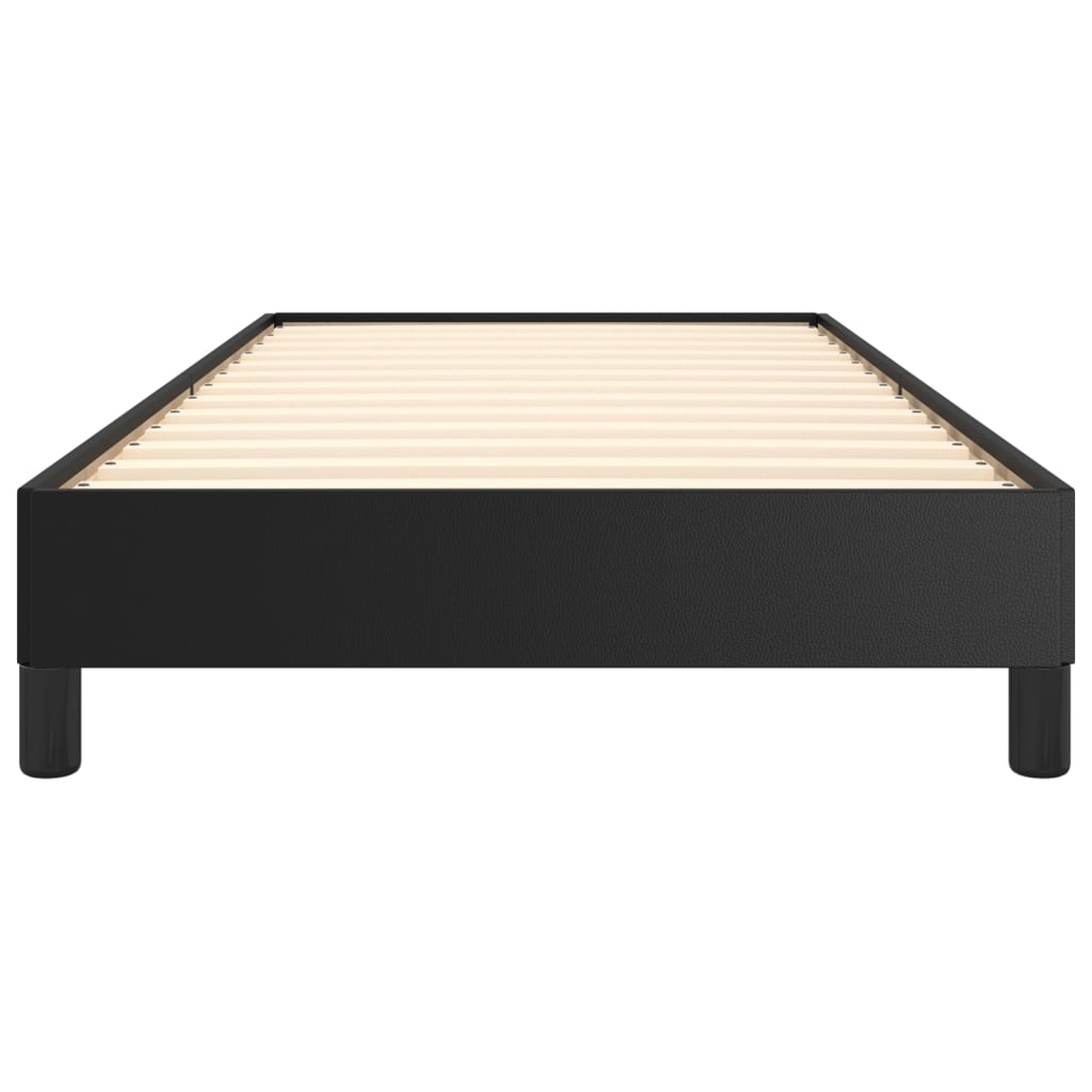 Cadre de lit sans matelas noir 90x190 cm similicuir - XIOS