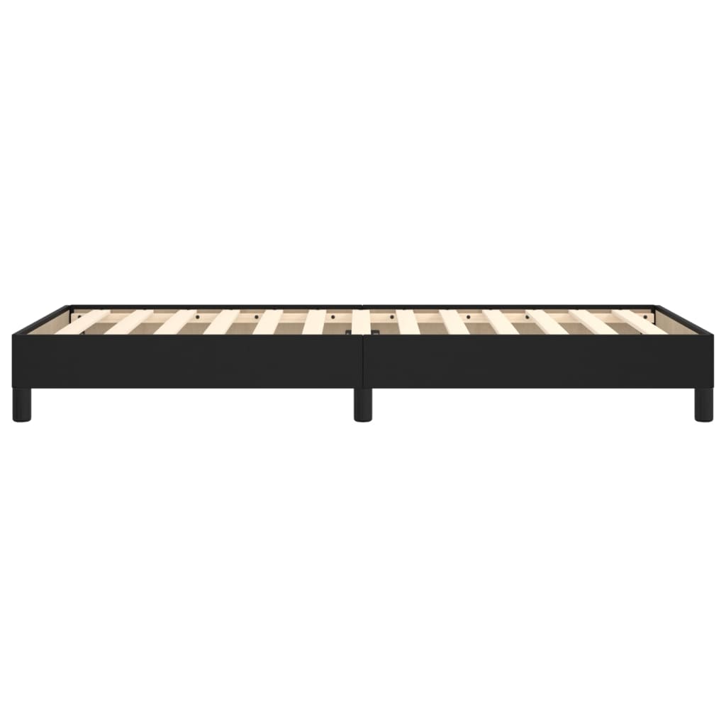 Cadre de lit sans matelas noir 90x190 cm similicuir - XIOS