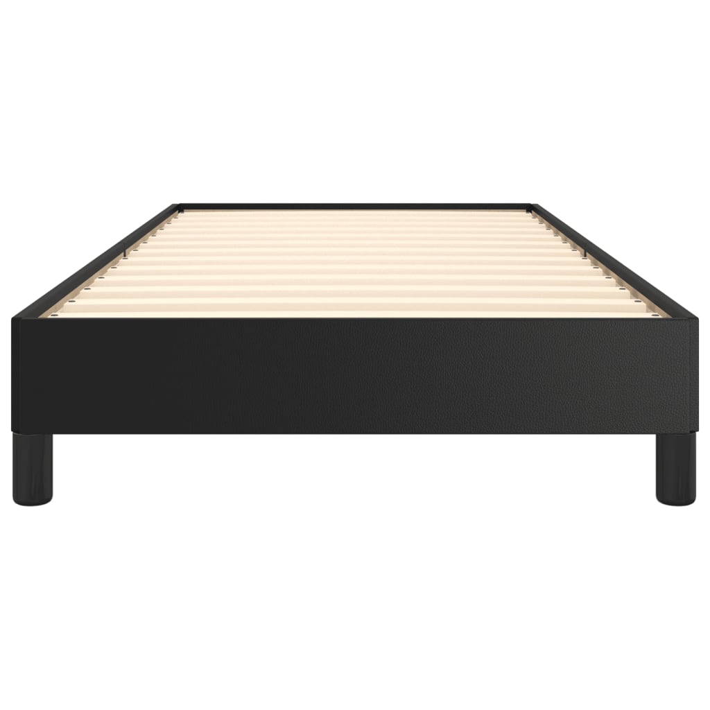 Cadre de lit sans matelas noir 90x200 cm similicuir - XIOS