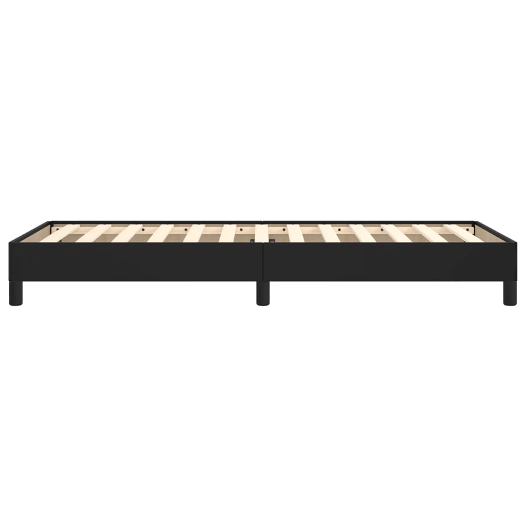 Cadre de lit sans matelas noir 90x200 cm similicuir - XIOS