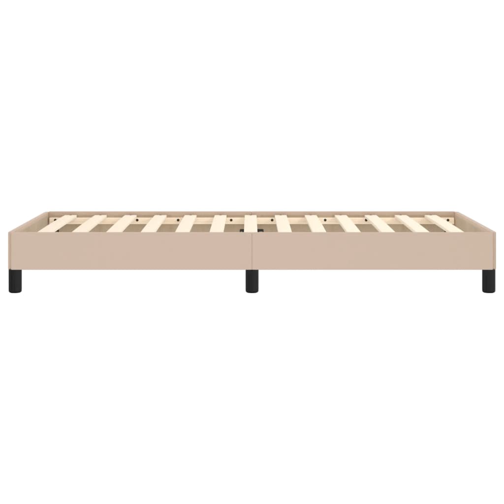 Cadre de lit sans matelas cappuccino 90x200 cm similicuir - XIOS