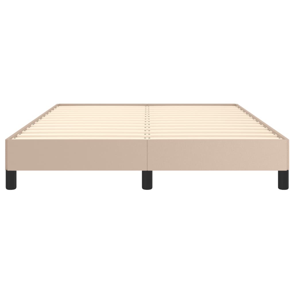 Cadre de lit sans matelas cappuccino 140x200 cm similicuir - XIOS