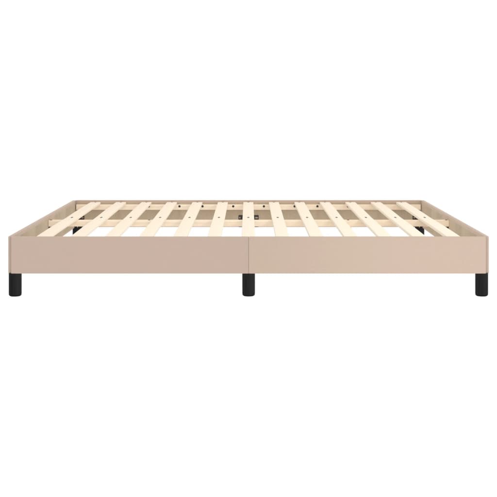 Cadre de lit sans matelas cappuccino 160x200 cm similicuir - XIOS