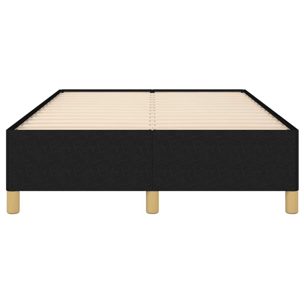 Cadre de lit sans matelas noir 120x200 cm tissu - XIOS
