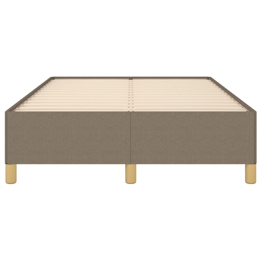 Cadre de lit sans matelas taupe 120x200 cm tissu - XIOS