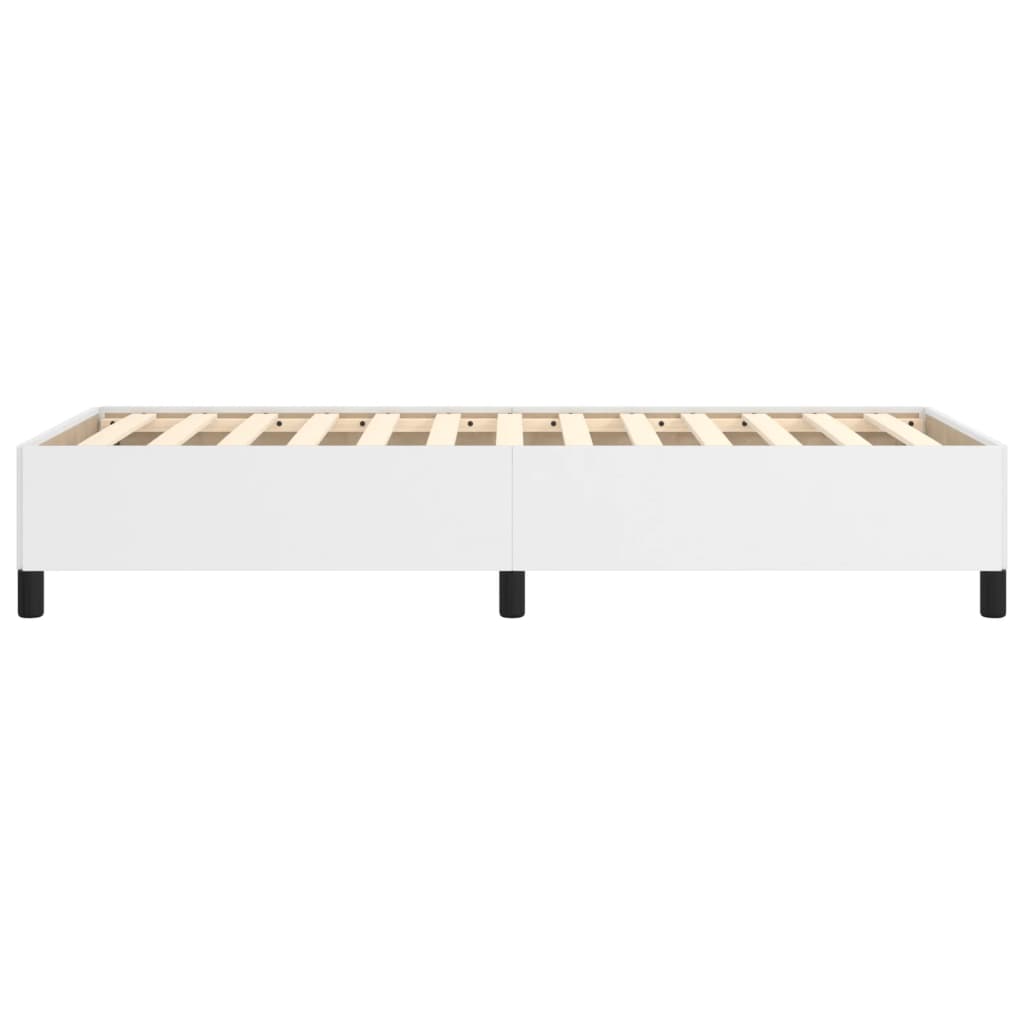 Cadre de lit sans matelas blanc 80x200 cm similicuir - XIOS