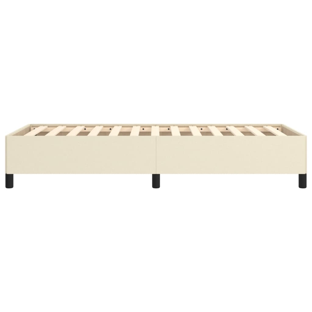 Cadre de lit sans matelas crème 80x200 cm similicuir - XIOS